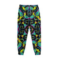 Ornament Psychedelic Trippy Print Sweatpants