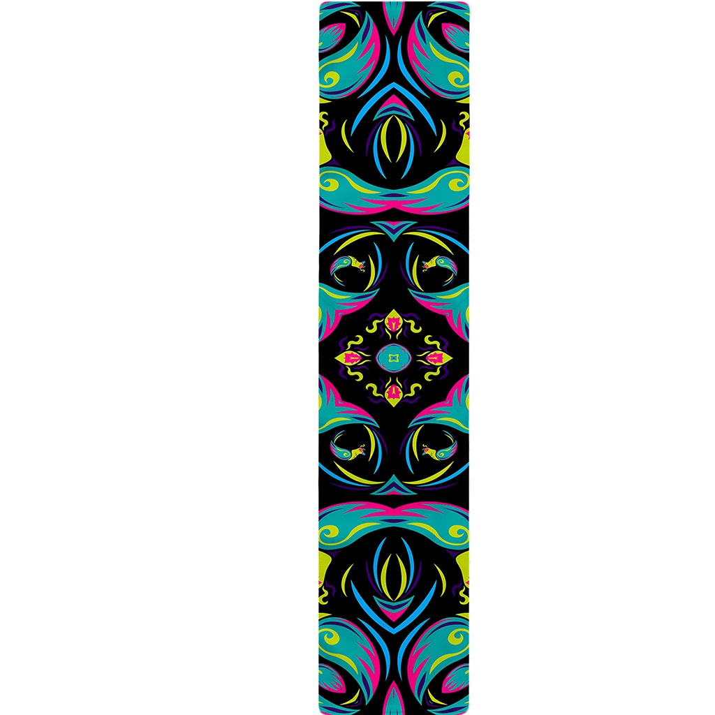 Ornament Psychedelic Trippy Print Table Runner