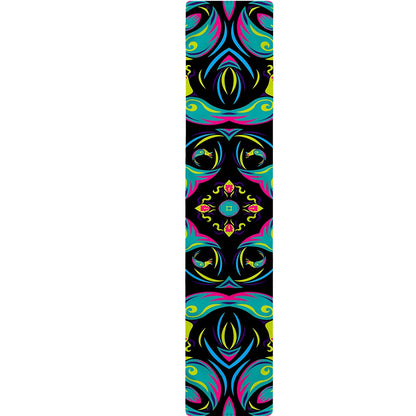 Ornament Psychedelic Trippy Print Table Runner