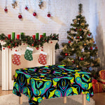 Ornament Psychedelic Trippy Print Tablecloth