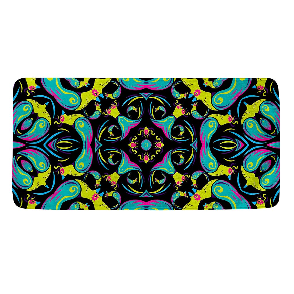 Ornament Psychedelic Trippy Print Towel