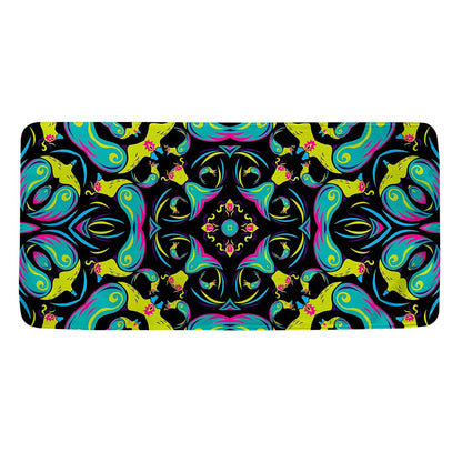 Ornament Psychedelic Trippy Print Towel