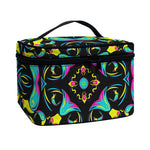Ornament Psychedelic Trippy Print Travel Makeup Bag