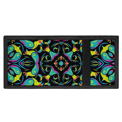 Ornament Psychedelic Trippy Print Trifold Wallet