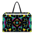 Ornament Psychedelic Trippy Print Utility Tote Bag