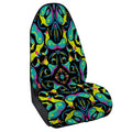 Ornament Psychedelic Trippy Print Waterproof Car Seat Cover