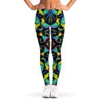 Ornament Psychedelic Trippy Print Women's Leggings