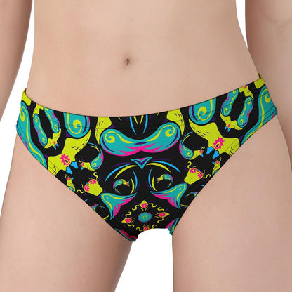 Ornament Psychedelic Trippy Print Women's Panties