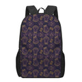 Ornament Tiki Mask Pattern Print 17 Inch Backpack