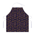 Ornament Tiki Mask Pattern Print Adjustable Apron
