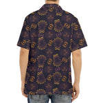 Ornament Tiki Mask Pattern Print Aloha Shirt