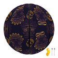 Ornament Tiki Mask Pattern Print Basketball
