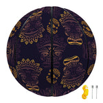 Ornament Tiki Mask Pattern Print Basketball