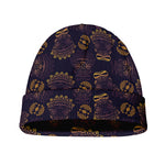 Ornament Tiki Mask Pattern Print Beanie
