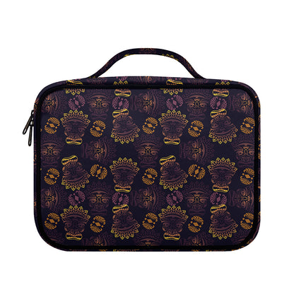 Ornament Tiki Mask Pattern Print Briefcase Bible Bag