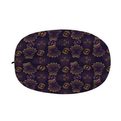 Ornament Tiki Mask Pattern Print Car Side Mirror Covers
