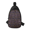 Ornament Tiki Mask Pattern Print Sling Bag