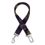 Ornament Tiki Mask Pattern Print Dog Seat Belt