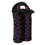 Ornament Tiki Mask Pattern Print Double Neoprene Wine Tote