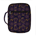 Ornament Tiki Mask Pattern Print Front Pocket Bible Bag