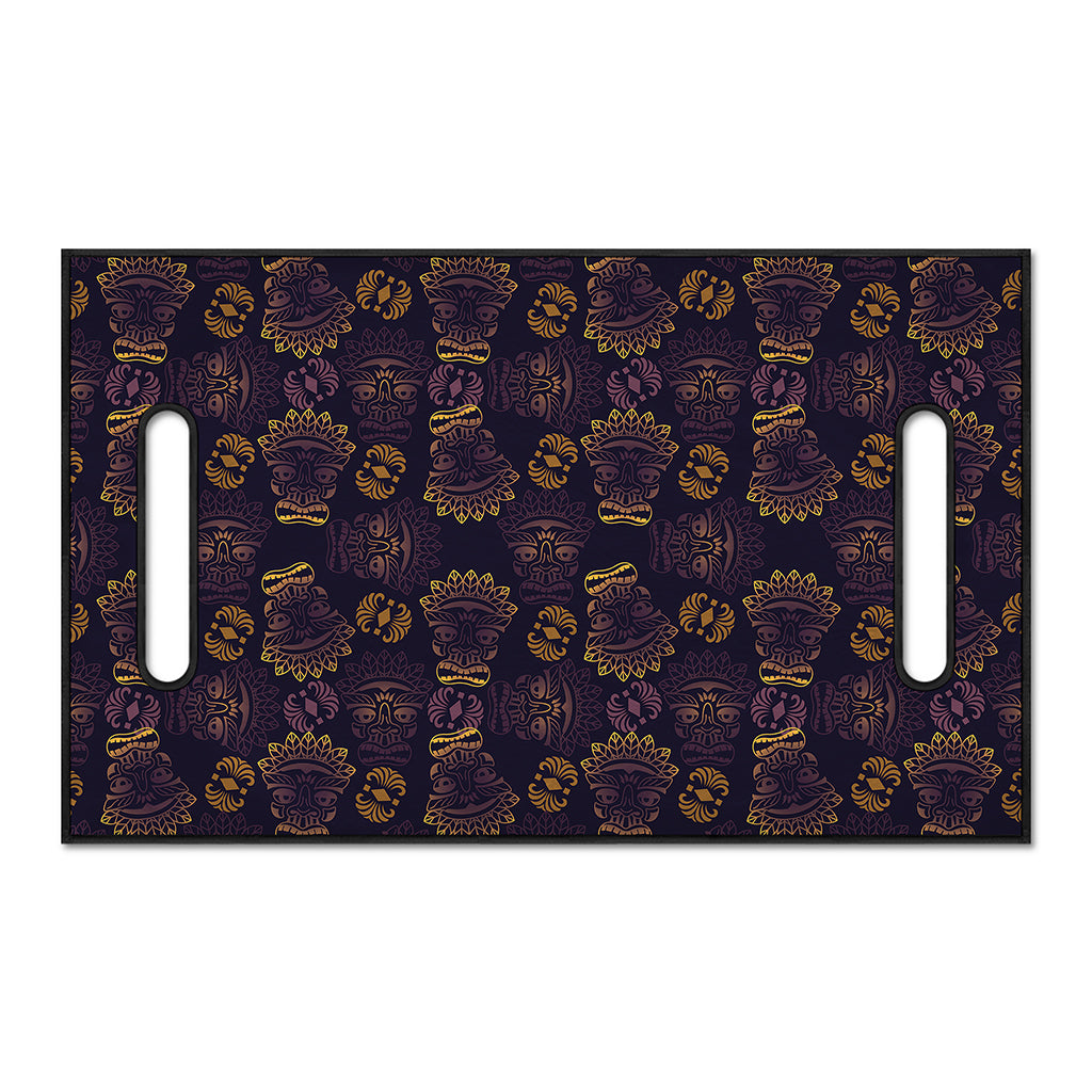 Ornament Tiki Mask Pattern Print Golf Cart Seat Cover