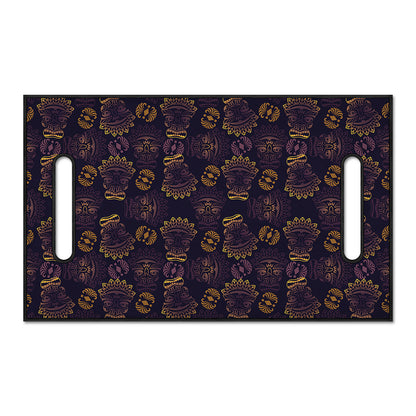 Ornament Tiki Mask Pattern Print Golf Cart Seat Cover