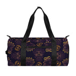 Ornament Tiki Mask Pattern Print Gym Bag