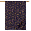 Ornament Tiki Mask Pattern Print House Flag