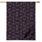 Ornament Tiki Mask Pattern Print House Flag