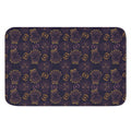Ornament Tiki Mask Pattern Print Indoor Door Mat