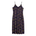 Ornament Tiki Mask Pattern Print Jersey Midi Cami Dress