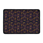 Ornament Tiki Mask Pattern Print Kitchen Mat