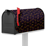 Ornament Tiki Mask Pattern Print Mailbox Cover