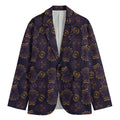Ornament Tiki Mask Pattern Print Men's Blazer