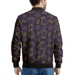 Ornament Tiki Mask Pattern Print Men's Bomber Jacket