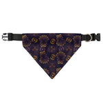 Ornament Tiki Mask Pattern Print Over The Collar Dog Bandana