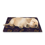 Ornament Tiki Mask Pattern Print Pet Cooling Mat Cover