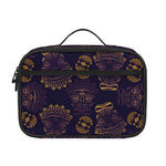 Ornament Tiki Mask Pattern Print Portable Lunch Bag
