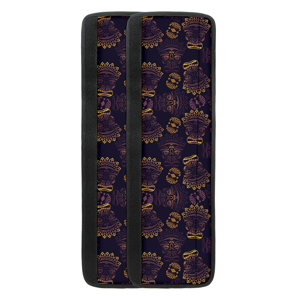 Ornament Tiki Mask Pattern Print Refrigerator Handle Covers