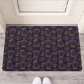 Ornament Tiki Mask Pattern Print Rubber Doormat