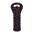 Ornament Tiki Mask Pattern Print Single Neoprene Wine Tote