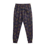 Ornament Tiki Mask Pattern Print Sweatpants