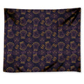 Ornament Tiki Mask Pattern Print Tapestry
