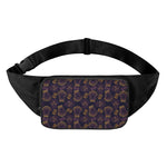 Ornament Tiki Mask Pattern Print Waist Bag