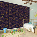 Ornament Tiki Mask Pattern Print Wall Sticker