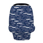 Ornamental Fish Pattern Print Baby Seat Cover