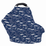 Ornamental Fish Pattern Print Baby Seat Cover