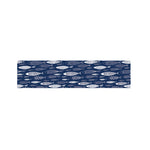 Ornamental Fish Pattern Print Bed Runner