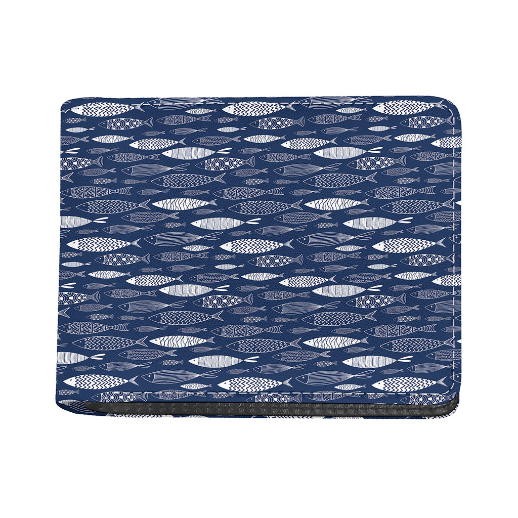 Ornamental Fish Pattern Print Bifold Wallet