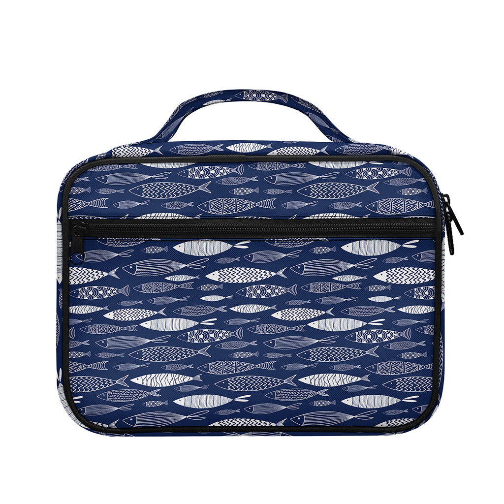 Ornamental Fish Pattern Print Briefcase Bible Bag